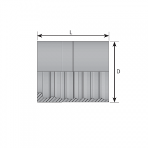 Ferrule for R13/R15 (skive). (KBH)